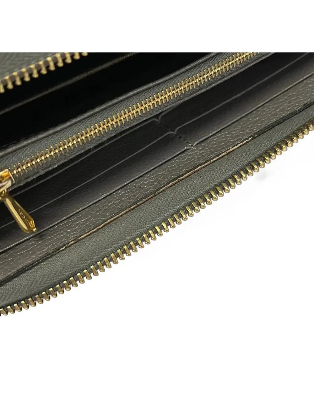 Gucci Zumi Gray Leather Long Wallet #278491G54B